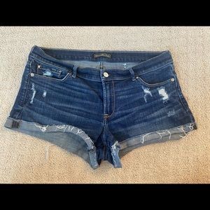 Abercrombie and Fitch denim cut off shorts